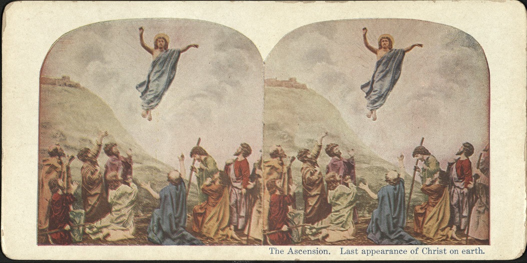 The Ascention. Last appearance of Christ on Earth.